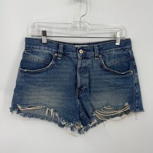 We The Free Now Or Never Denim Shorts blue sz 27